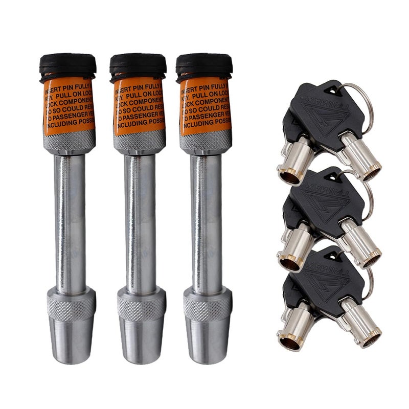 Blue Ox BX88101 two 1/2 locks and one 5/8 Lock Kit , Orange - Image 1